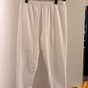 Women's White Joggers
